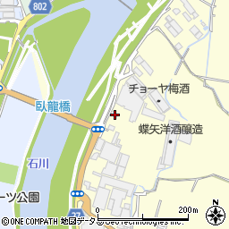 大阪府羽曳野市川向2064-4周辺の地図