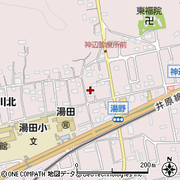 広島県福山市神辺町湯野5-2周辺の地図
