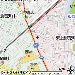 大阪市立大宿舎周辺の地図