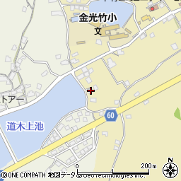 岡山県浅口市金光町下竹363周辺の地図