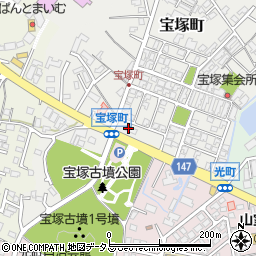 ファミリーマート松阪宝塚町店周辺の地図