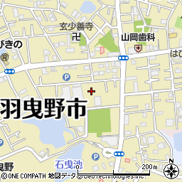 大阪府羽曳野市はびきの周辺の地図