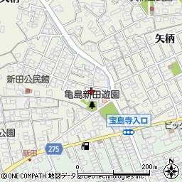 岡山県倉敷市連島町矢柄5861周辺の地図