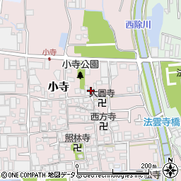 小寺公園周辺の地図