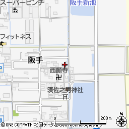 奈良県磯城郡田原本町阪手797周辺の地図