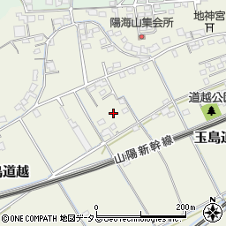 岡山県倉敷市玉島道越周辺の地図