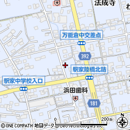 広島県福山市駅家町万能倉1390周辺の地図