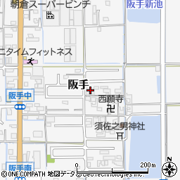 奈良県磯城郡田原本町阪手794周辺の地図