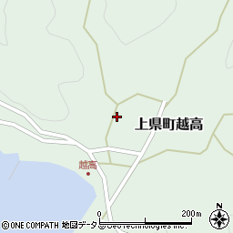 長崎県対馬市上県町越高181周辺の地図