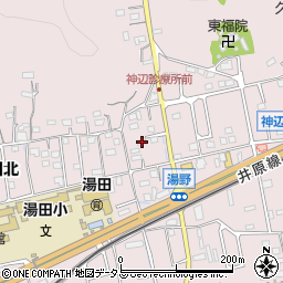 広島県福山市神辺町湯野4周辺の地図