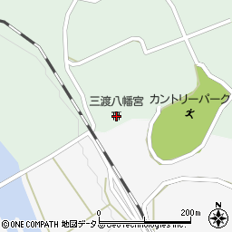 三渡八幡宮周辺の地図