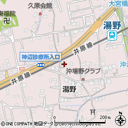 広島県福山市神辺町湯野189周辺の地図