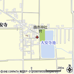 奈良県磯城郡田原本町大安寺389周辺の地図