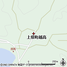 長崎県対馬市上県町越高255周辺の地図