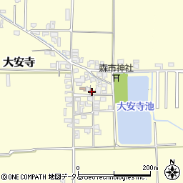 奈良県磯城郡田原本町大安寺394周辺の地図