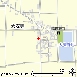 奈良県磯城郡田原本町大安寺244周辺の地図