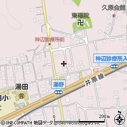 広島県福山市神辺町湯野11周辺の地図