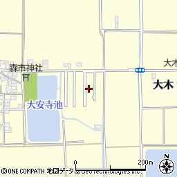 奈良県磯城郡田原本町大木168周辺の地図