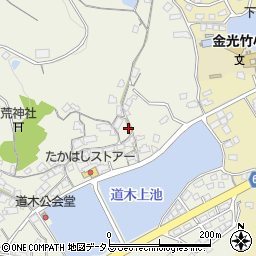 岡山県浅口市金光町占見新田3068-2周辺の地図