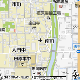奈良県磯城郡田原本町416周辺の地図