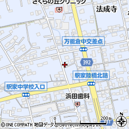 広島県福山市駅家町万能倉1428-6周辺の地図