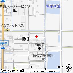 奈良県磯城郡田原本町阪手819周辺の地図