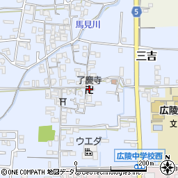 了慶寺周辺の地図