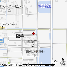 奈良県磯城郡田原本町阪手819-10周辺の地図