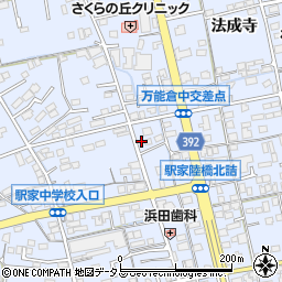 広島県福山市駅家町万能倉1428周辺の地図