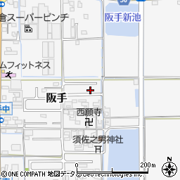 奈良県磯城郡田原本町阪手819-11周辺の地図