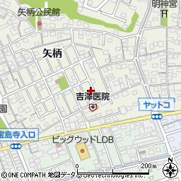 岡山県倉敷市連島町矢柄6187-8周辺の地図