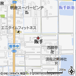 奈良県磯城郡田原本町阪手711-4周辺の地図