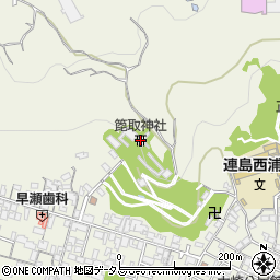箆取神社周辺の地図