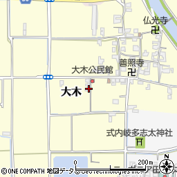 奈良県磯城郡田原本町大木191周辺の地図