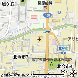 ユニクロ香芝店周辺の地図
