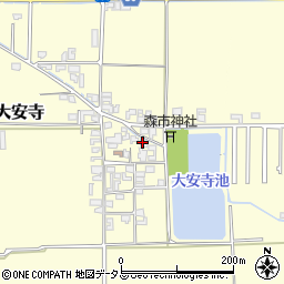 奈良県磯城郡田原本町大安寺392周辺の地図