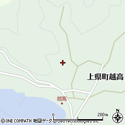 長崎県対馬市上県町越高159周辺の地図