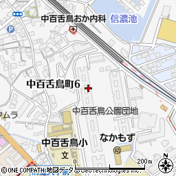 ＵＲ都市機構中百舌鳥公園団地１号館周辺の地図