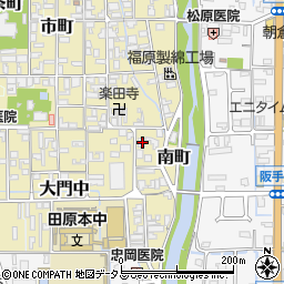 奈良県磯城郡田原本町417周辺の地図