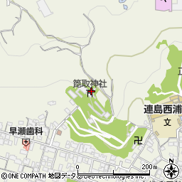 箆取神社周辺の地図