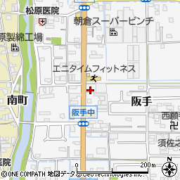 奈良県磯城郡田原本町阪手658周辺の地図