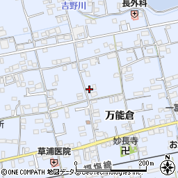 広島県福山市駅家町万能倉665周辺の地図