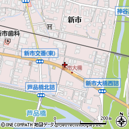 トラットリア ロマーノ 新市周辺の地図