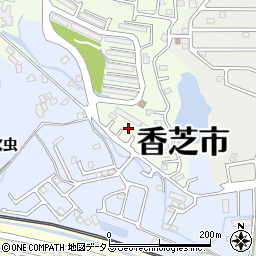 奈良県香芝市上中1184-17周辺の地図