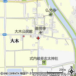 奈良県磯城郡田原本町大木194周辺の地図