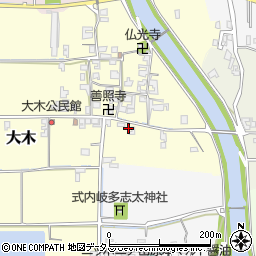 奈良県磯城郡田原本町大木205周辺の地図