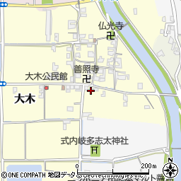 奈良県磯城郡田原本町大木203周辺の地図