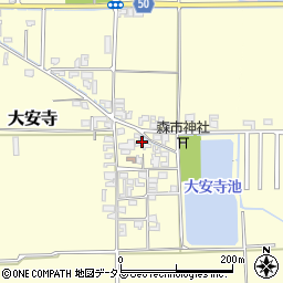 奈良県磯城郡田原本町大安寺396周辺の地図