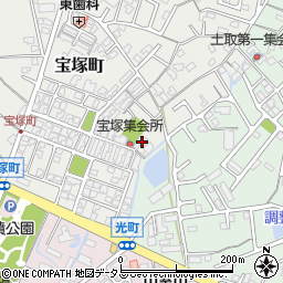 三重県松阪市宝塚町1592周辺の地図