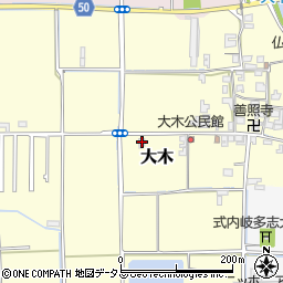 奈良県磯城郡田原本町大木185周辺の地図